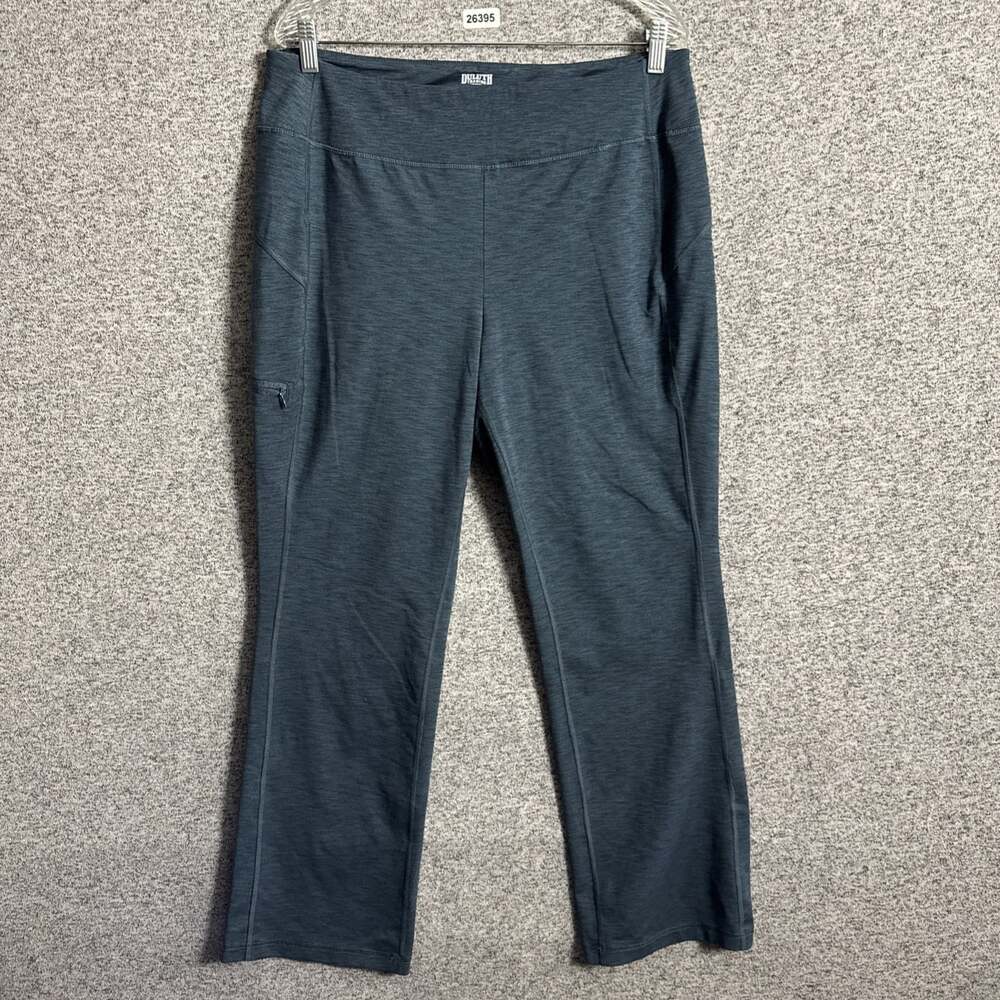 Duluth Trading Women’s Lx31 Blue Bootcut NoGa Zip Pocket Sweatpants